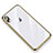 Ultra-thin Transparent TPU Soft Case V03 for Apple iPhone Xs Gold