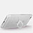 Ultra-thin Transparent TPU Soft Case with Finger Ring Stand S01 for Apple iPhone 6S Silver