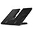 Universal Laptop Stand Notebook Holder Cooling Pad USB Fans 9 inch to 16 inch L01 for Apple MacBook Pro 15 inch Black