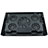 Universal Laptop Stand Notebook Holder Cooling Pad USB Fans 9 inch to 16 inch M01 for Apple MacBook 12 inch Black