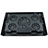 Universal Laptop Stand Notebook Holder Cooling Pad USB Fans 9 inch to 16 inch M01 for Huawei MateBook 13 (2020) Black