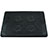 Universal Laptop Stand Notebook Holder Cooling Pad USB Fans 9 inch to 16 inch M04 for Apple MacBook Air 13 inch (2020) Black