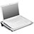 Universal Laptop Stand Notebook Holder Cooling Pad USB Fans 9 inch to 16 inch M05 for Apple MacBook Air 13.3 inch (2018) Silver