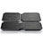 Universal Laptop Stand Notebook Holder Cooling Pad USB Fans 9 inch to 16 inch M06 for Apple MacBook Air 13 inch (2020) Black