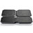 Universal Laptop Stand Notebook Holder Cooling Pad USB Fans 9 inch to 16 inch M06 for Apple MacBook Pro 15 inch Black