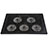 Universal Laptop Stand Notebook Holder Cooling Pad USB Fans 9 inch to 16 inch M09 for Apple MacBook 12 inch Black