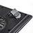 Universal Laptop Stand Notebook Holder Cooling Pad USB Fans 9 inch to 16 inch M09 for Huawei Honor MagicBook 14 Black