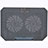 Universal Laptop Stand Notebook Holder Cooling Pad USB Fans 9 inch to 16 inch M16 for Apple MacBook Pro 15 inch Gray