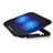 Universal Laptop Stand Notebook Holder Cooling Pad USB Fans 9 inch to 16 inch M17 for Apple MacBook Pro 13 inch Retina Black