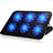 Universal Laptop Stand Notebook Holder Cooling Pad USB Fans 9 inch to 16 inch M18 for Apple MacBook 12 inch Black