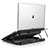 Universal Laptop Stand Notebook Holder Cooling Pad USB Fans 9 inch to 16 inch M18 for Apple MacBook 12 inch Black