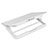 Universal Laptop Stand Notebook Holder Cooling Pad USB Fans 9 inch to 16 inch M18 for Apple MacBook Air 13.3 inch (2018) White