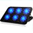 Universal Laptop Stand Notebook Holder Cooling Pad USB Fans 9 inch to 16 inch M18 for Apple MacBook Air 13 inch Black