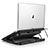 Universal Laptop Stand Notebook Holder Cooling Pad USB Fans 9 inch to 16 inch M18 for Huawei MateBook X Pro (2020) 13.9 Black