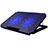 Universal Laptop Stand Notebook Holder Cooling Pad USB Fans 9 inch to 16 inch M19 for Apple MacBook Air 13 inch (2020) Black