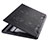 Universal Laptop Stand Notebook Holder Cooling Pad USB Fans 9 inch to 16 inch M22 for Apple MacBook Air 13 inch (2020) Black