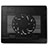 Universal Laptop Stand Notebook Holder Cooling Pad USB Fans 9 inch to 16 inch M23 for Apple MacBook Air 13 inch (2020) Black