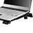 Universal Laptop Stand Notebook Holder Cooling Pad USB Fans 9 inch to 16 inch M24 for Apple MacBook 12 inch Black