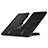 Universal Laptop Stand Notebook Holder Cooling Pad USB Fans 9 inch to 16 inch M25 for Apple MacBook 12 inch Black