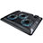 Universal Laptop Stand Notebook Holder Cooling Pad USB Fans 9 inch to 17 inch L04 for Apple MacBook Air 13 inch (2020) Blue