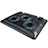Universal Laptop Stand Notebook Holder Cooling Pad USB Fans 9 inch to 17 inch L04 for Samsung Galaxy Book Flex 15.6 NP950QCG Blue