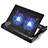 Universal Laptop Stand Notebook Holder Cooling Pad USB Fans 9 inch to 17 inch L06 for Apple MacBook Pro 13 inch Black