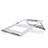 Universal Laptop Stand Notebook Holder for Samsung Galaxy Book S 13.3 SM-W767 Silver