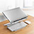 Universal Laptop Stand Notebook Holder K01 for Apple MacBook Air 13 inch (2020) Silver