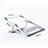 Universal Laptop Stand Notebook Holder K03 for Apple MacBook Air 11 inch Silver