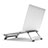 Universal Laptop Stand Notebook Holder K05 for Apple MacBook Air 13 inch (2020) Silver