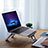 Universal Laptop Stand Notebook Holder K06 for Apple MacBook Air 13 inch Dark Gray