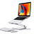 Universal Laptop Stand Notebook Holder K07 for Apple MacBook Air 11 inch Silver