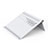 Universal Laptop Stand Notebook Holder K11 for Samsung Galaxy Book S 13.3 SM-W767 Silver