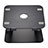 Universal Laptop Stand Notebook Holder S08 for Apple MacBook Pro 13 inch (2020) Black