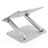 Universal Laptop Stand Notebook Holder S08 for Apple MacBook Pro 15 inch Silver