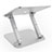 Universal Laptop Stand Notebook Holder S08 for Apple MacBook Pro 15 inch Silver