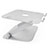 Universal Laptop Stand Notebook Holder S08 for Huawei Honor MagicBook Pro (2020) 16.1 Silver