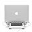 Universal Laptop Stand Notebook Holder S10 for Apple MacBook 12 inch Silver