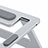 Universal Laptop Stand Notebook Holder S10 for Apple MacBook 12 inch Silver