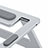 Universal Laptop Stand Notebook Holder S10 for Apple MacBook Pro 15 inch Silver
