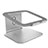 Universal Laptop Stand Notebook Holder S12 for Apple MacBook Air 13 inch (2020) Silver