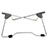 Universal Laptop Stand Notebook Holder S15 for Huawei Honor MagicBook 15 Silver