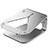 Universal Laptop Stand Notebook Holder S16 for Apple MacBook Air 13 inch Silver