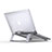 Universal Laptop Stand Notebook Holder T10 for Huawei Honor MagicBook 14 Silver