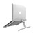 Universal Laptop Stand Notebook Holder T12 for Huawei Honor MagicBook 14 Silver