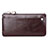 Universal Leather Wristlet Wallet Handbag Case H08 Brown