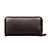 Universal Leather Wristlet Wallet Handbag Case H10 Brown