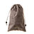 Universal Sleeve Velvet Bag Slip Case S05 Brown