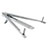 Universal Tablet Stand Mount Holder for Apple iPad 3 Silver