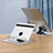 Universal Tablet Stand Mount Holder N02 for Apple iPad 10.2 (2020) Silver